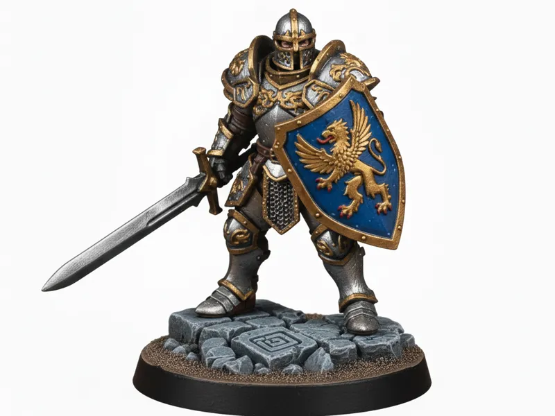 D&D Miniature: Heroic Knight