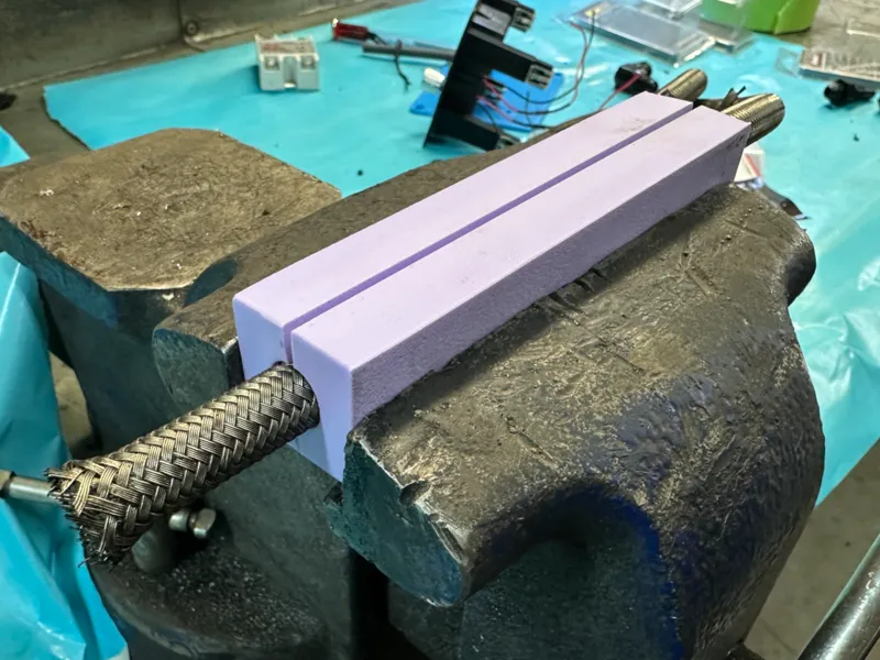 AN-6 6AN bench vise hose holder 