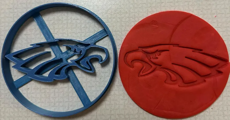 Eagles Cookie Cutter & Stamp