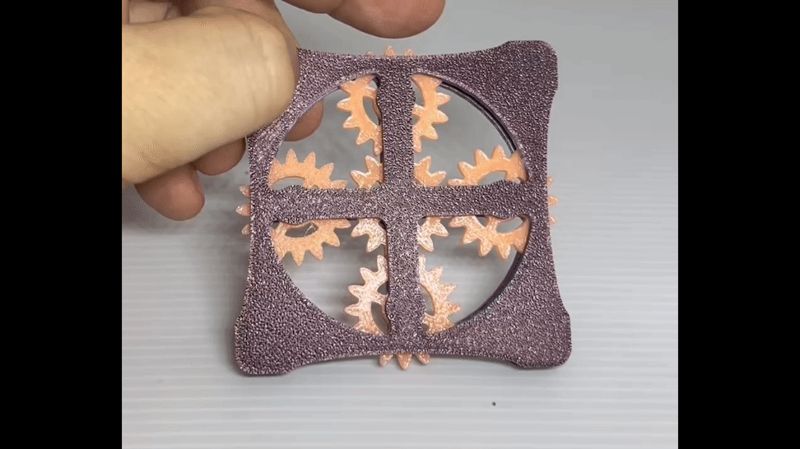 Gear toys type 2(can be used as coasters)