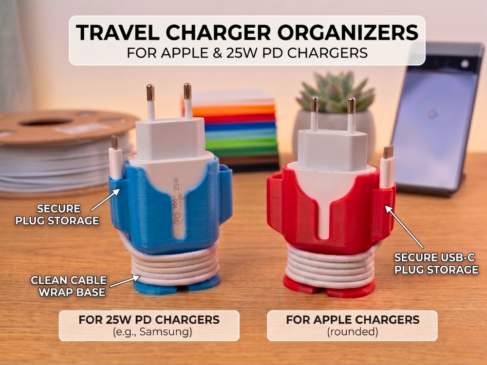 ChargeWrap | Charger Organizer Apple & Samsung