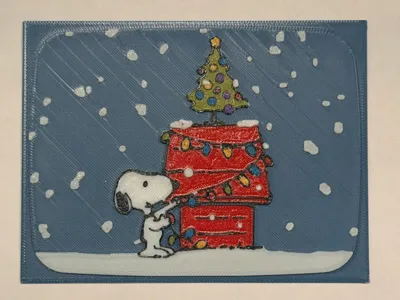 RetroTV Screen Insert - Xmas Doghouse