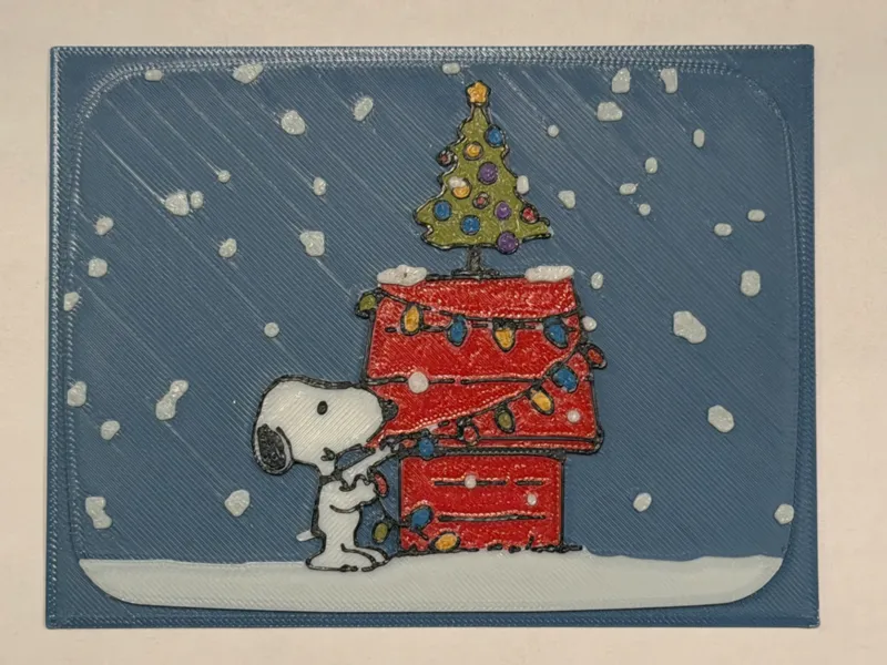 RetroTV Screen Insert - Xmas Doghouse