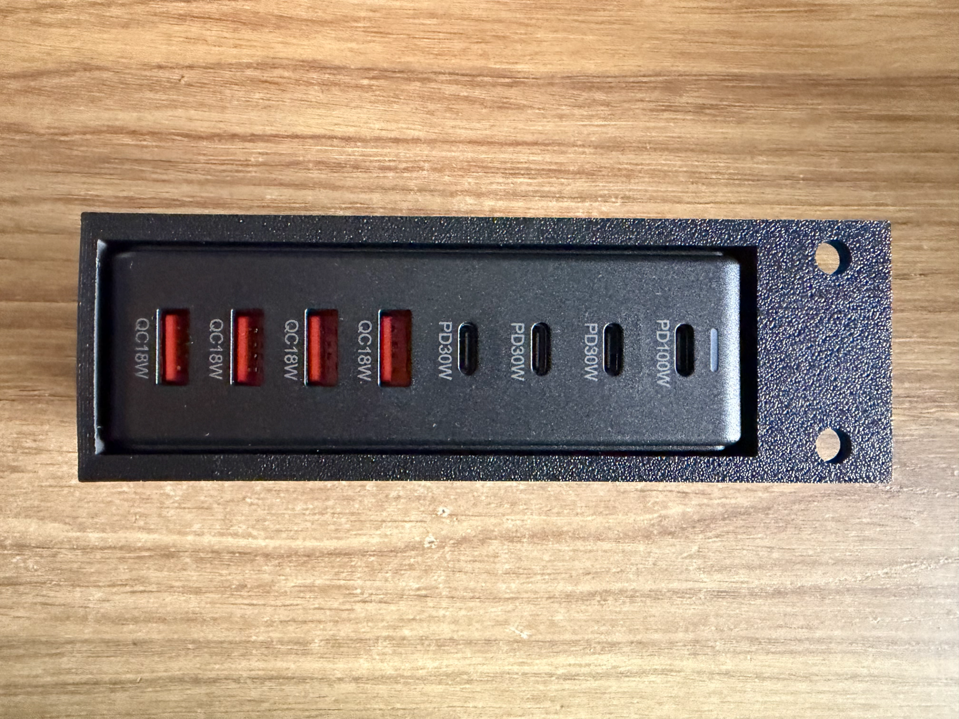 [Parametric] USB Power Supply rack holder