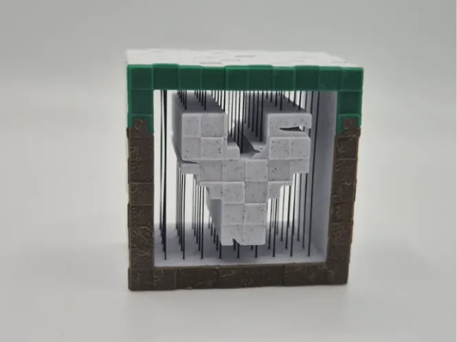 Minecraft Buchstabe-Y String Art Alphabet