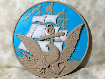 US Navy Wall Plaque