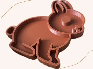 Bunny sensory tray