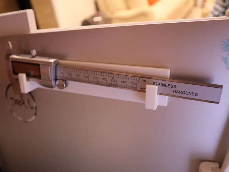 digital caliper holder