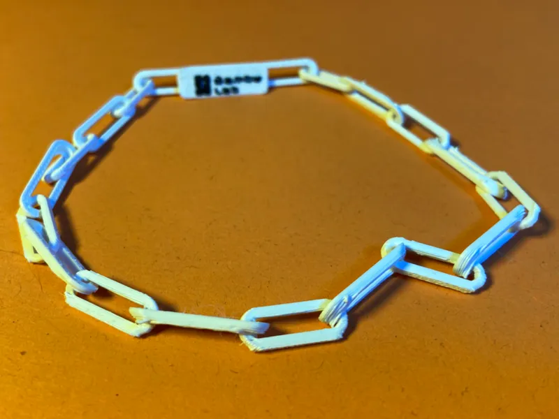 Chain-based Bracelet - Fully 3D printed!