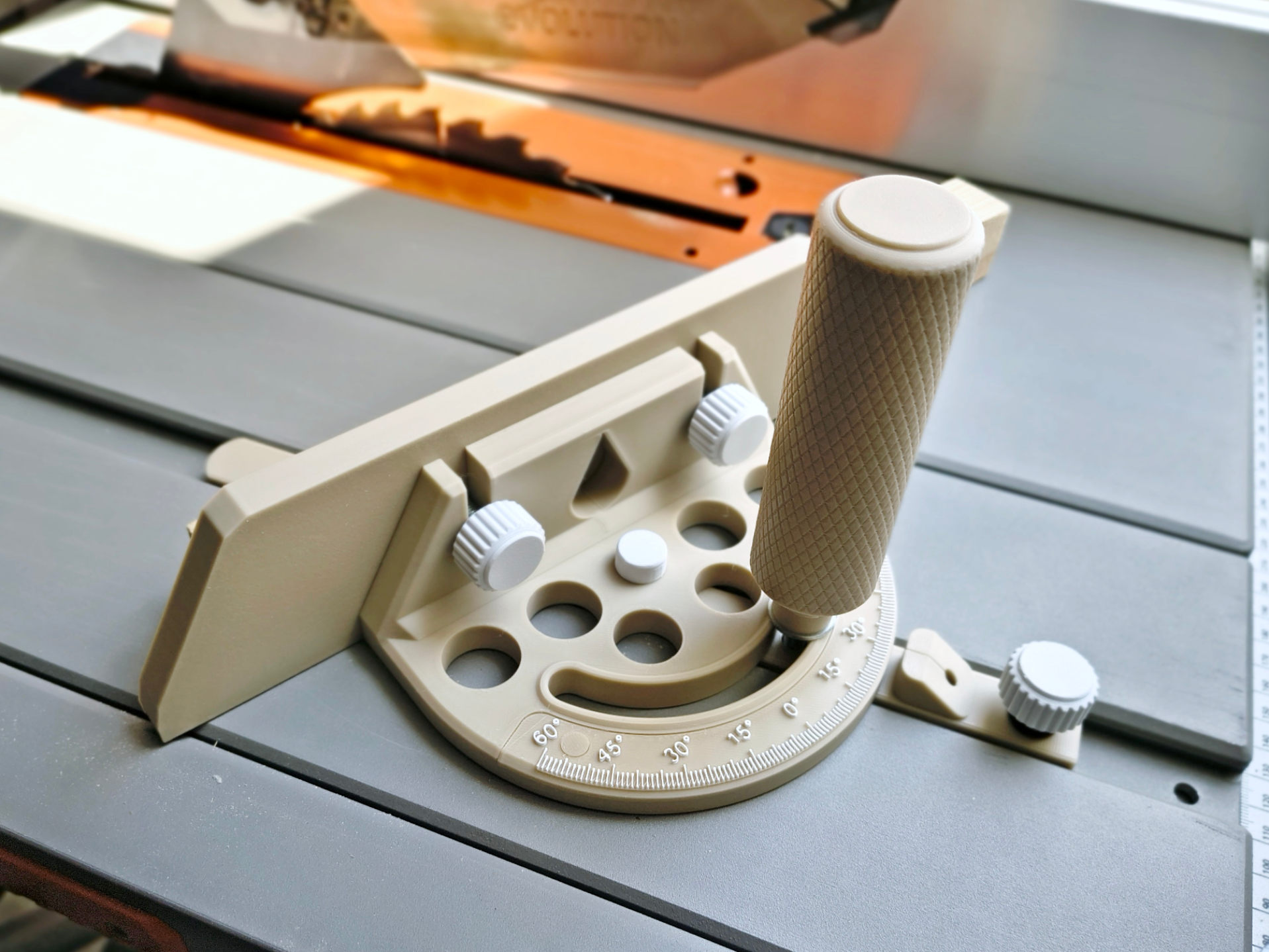 Miter Gauge with Custom T-Track Runner - 1