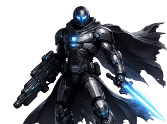Futuristic Space Warrior