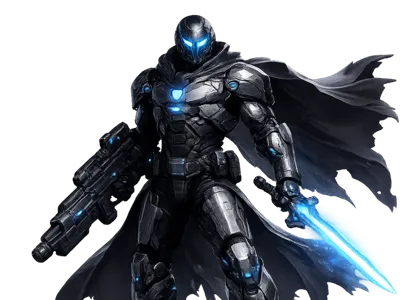 Futuristic Space Warrior
