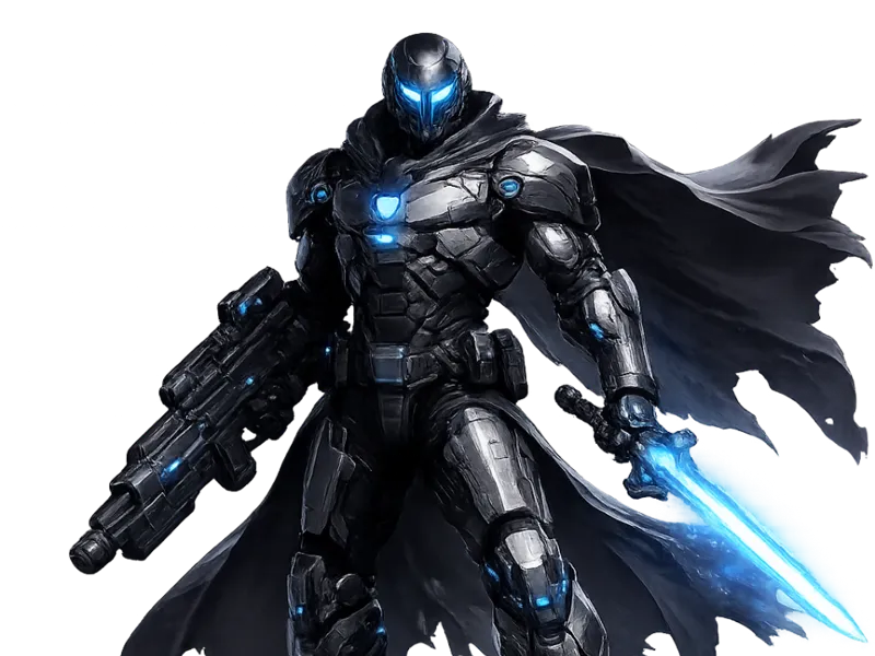 Futuristic Space Warrior