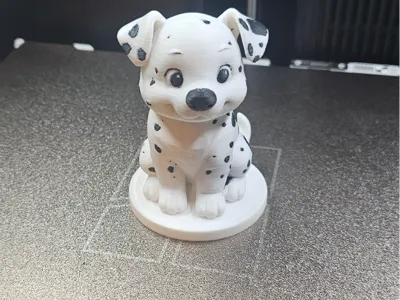 Dalmatian on Pedestal