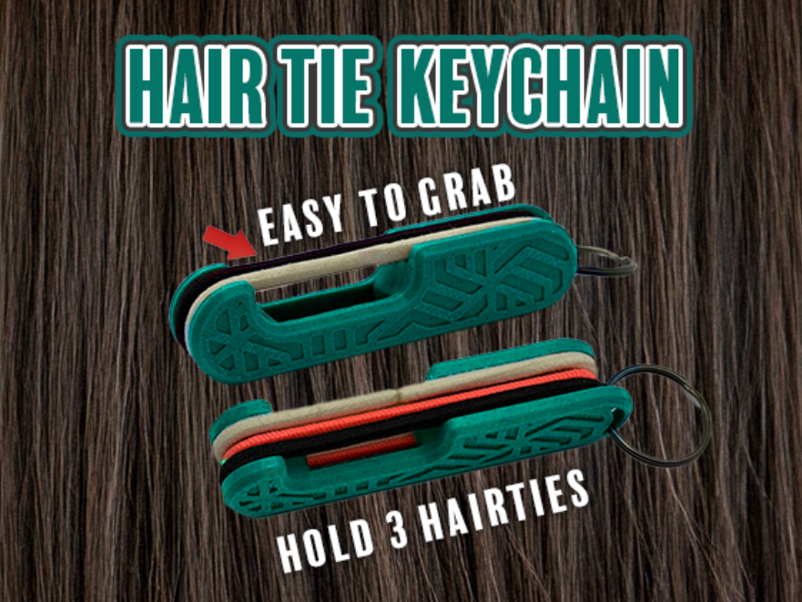 Hair Tie Keychain