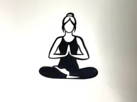 Figurine de méditation minimaliste — photo 1