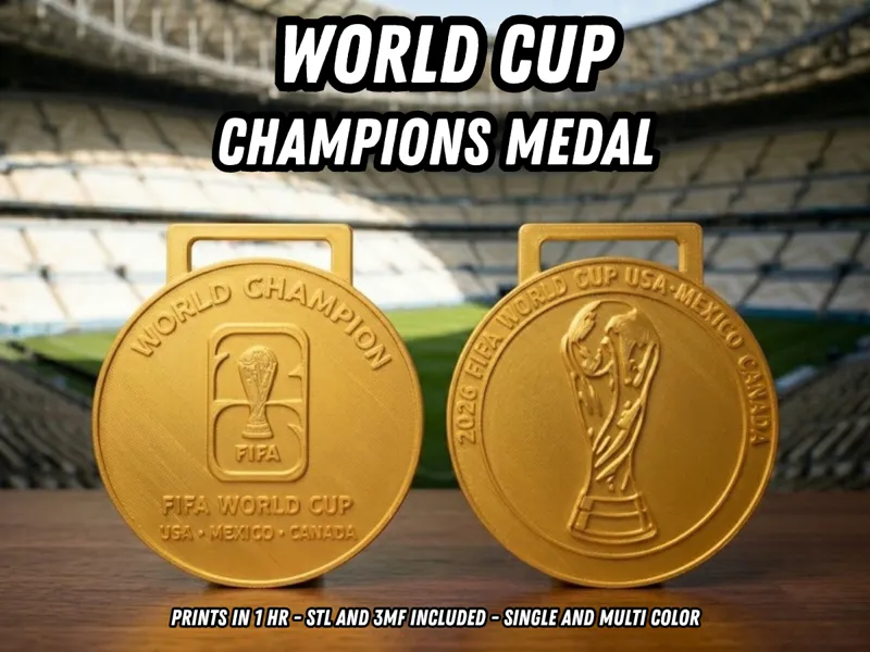 World Cup Champions Medal 2026 – USA-Mexico-Canada