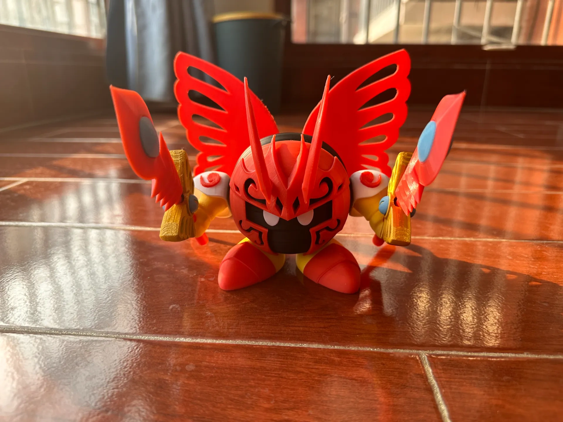 Miniatura 1 do modelo 3D 星之卡比|冥蝶骑士|NO AMS/胶水|啜梦的极蝶、バルフレイナイト、Morpho Knight