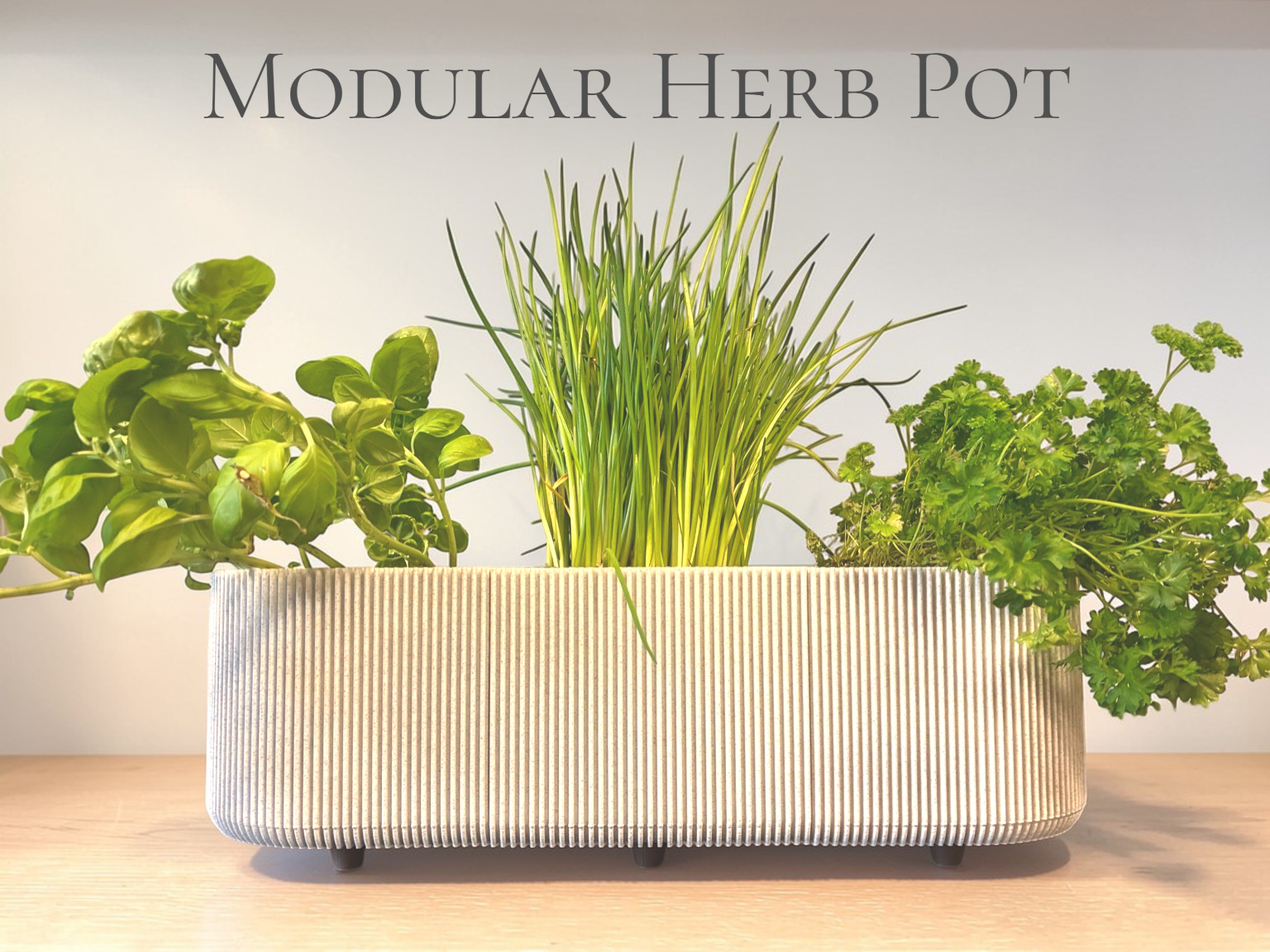 Modular Herb Pot - Japandi
