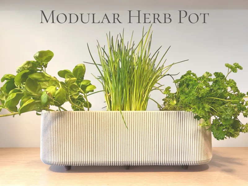 Modular Herb Pot - Japandi