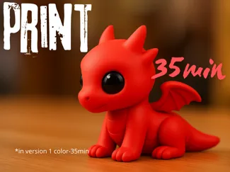 Little not Sleep dragon - Keychain