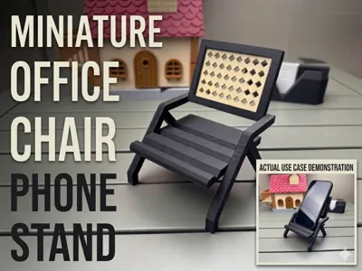 office chair phone stand