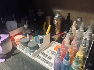 打磨和喷涂工具收纳