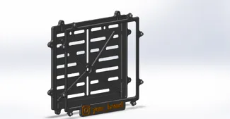 License plate holder
