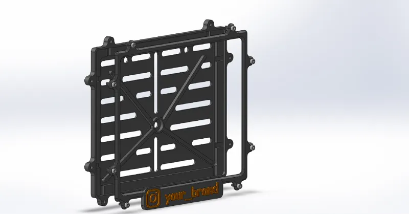 License plate holder