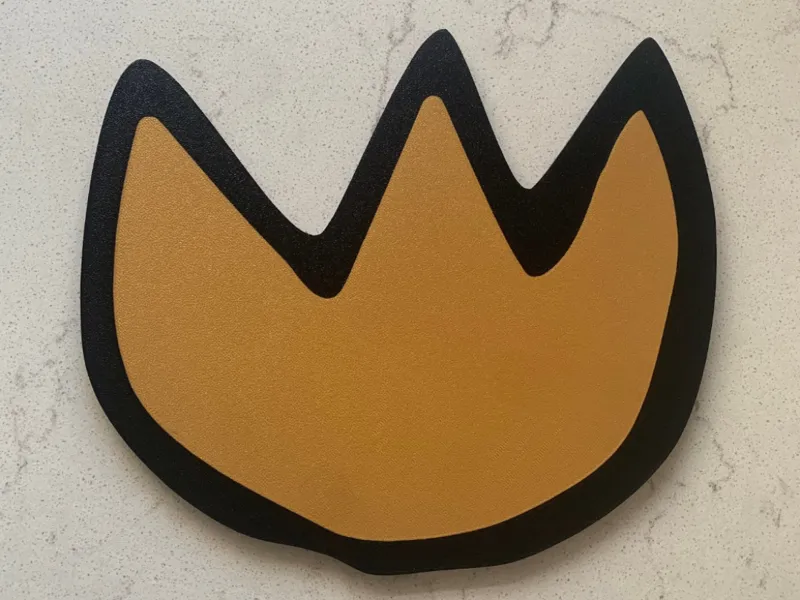 Dog Man Badge Sign