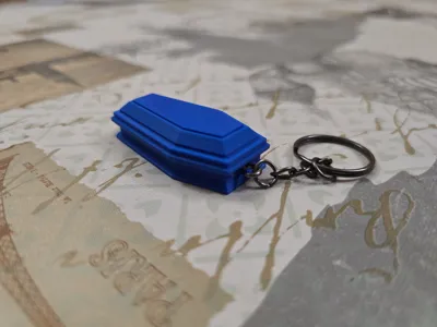 Coffin Keychain