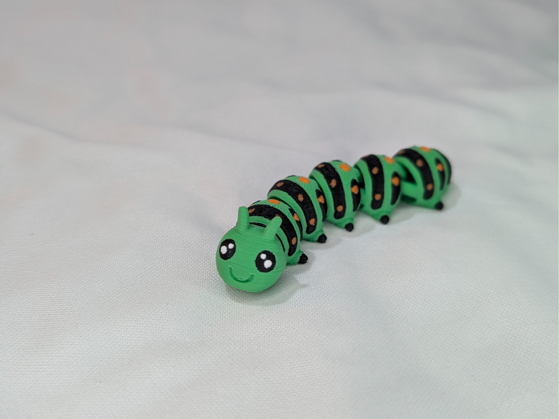 Cute articulated caterpillar