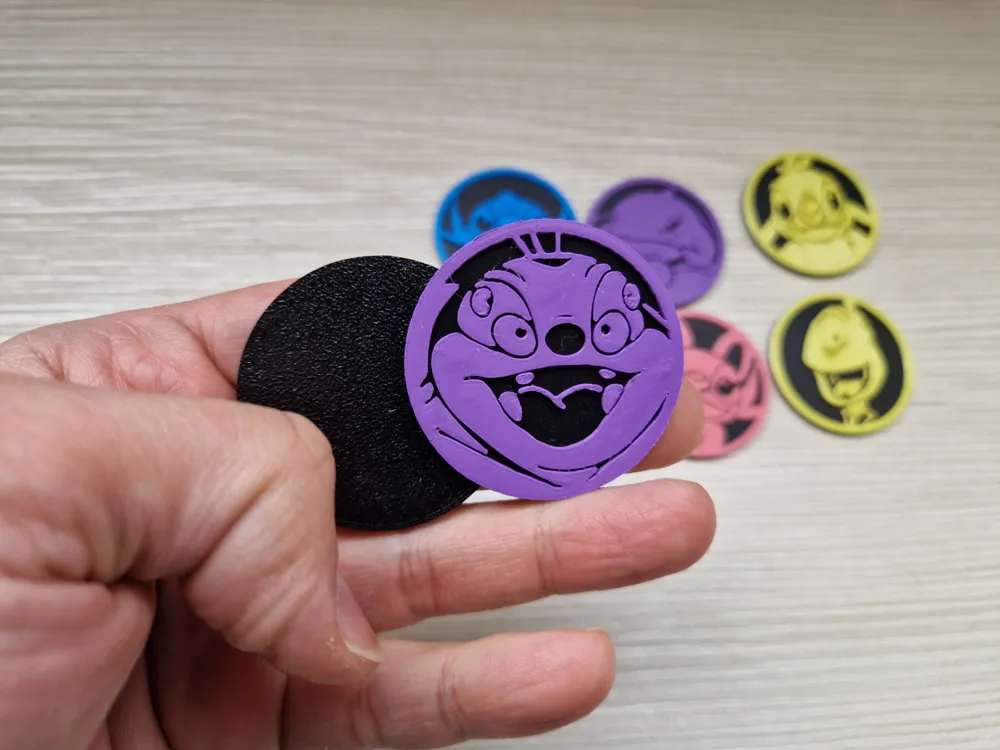 Jumba collectible coin (from Lilo & Stitch) - Free 3D Print Model ...