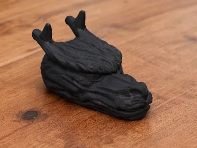Dragon Head Sculpture