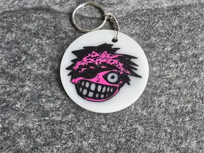 Green Day – One Eyed Bastard Tribute Keychain