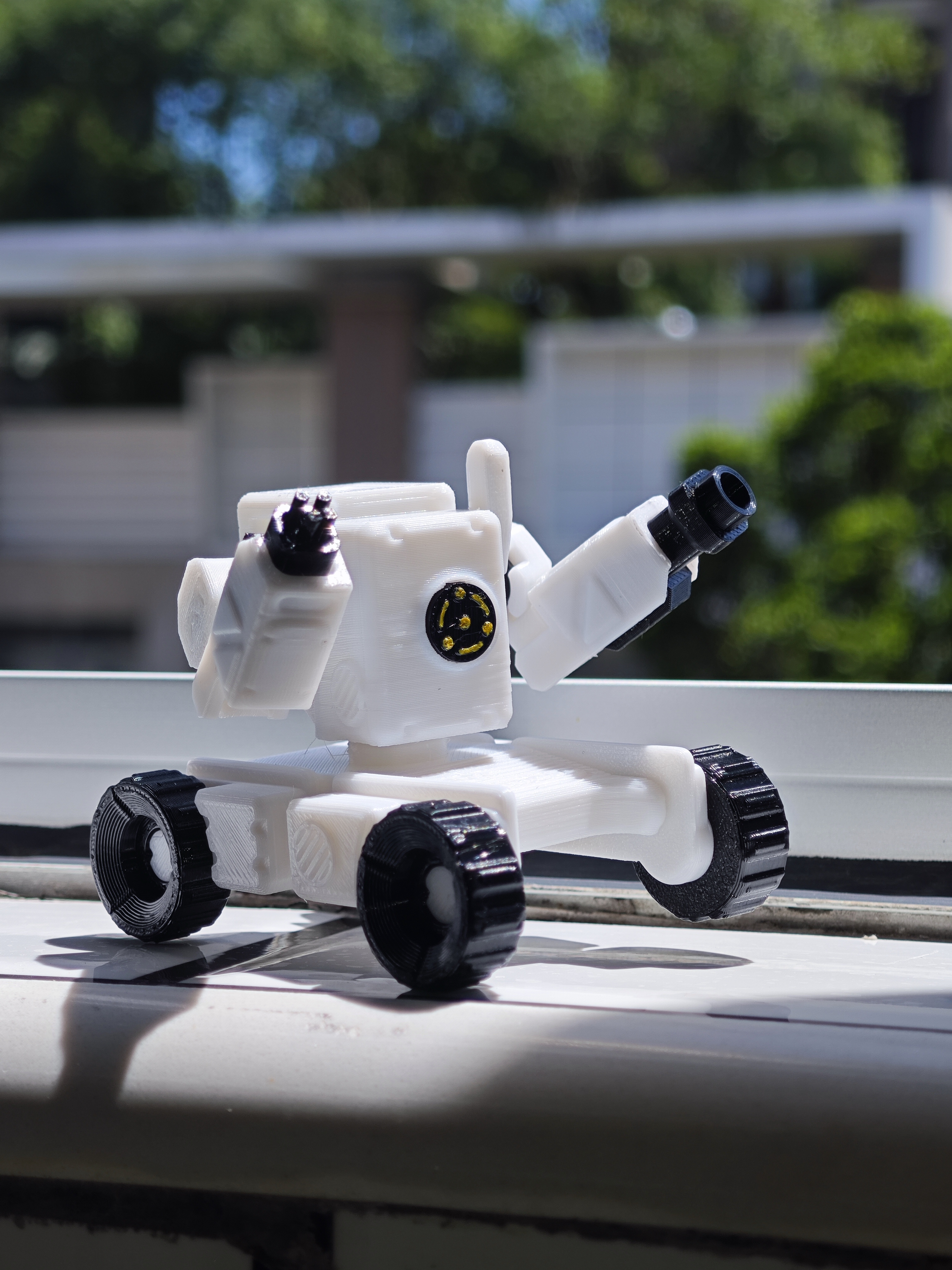 Miniatura 1 do modelo 3D CYBER A1 MINI拓竹机甲-拼装玩具