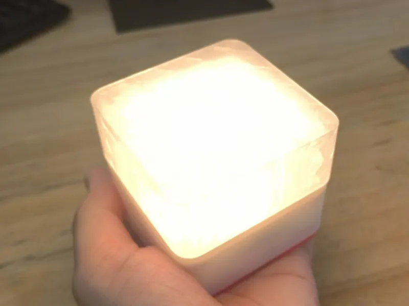rechargeable palm-sized night light