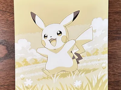 Pikachu Pokemon Art
