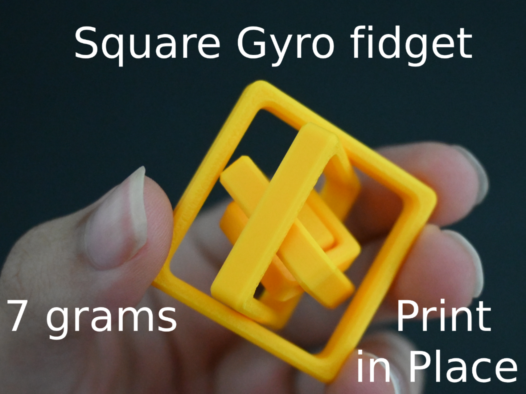 Ultimate square gyro fidget