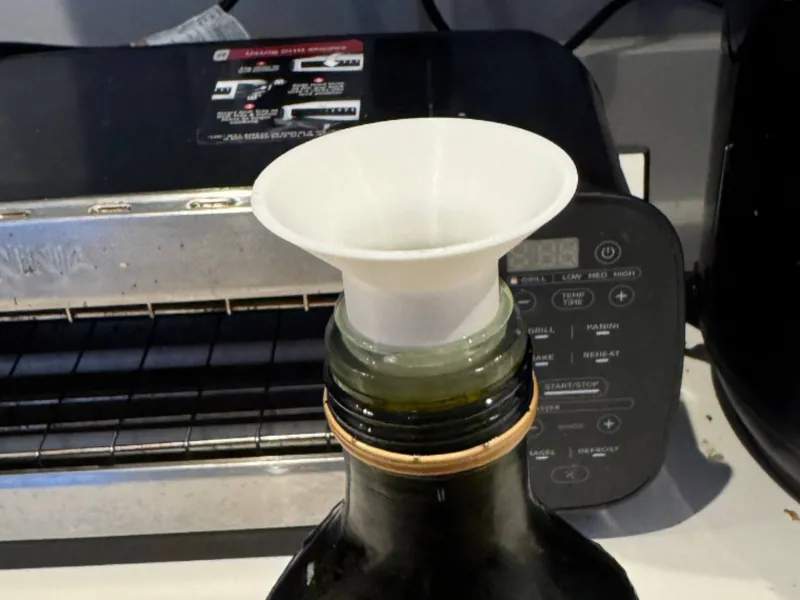 Olive Oil Bottle Funnel for Refilling