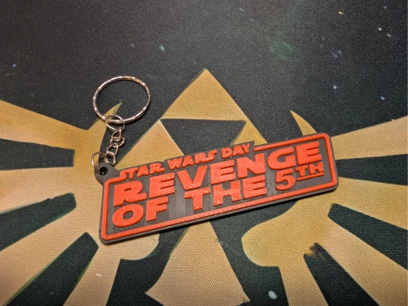 Star Wars Day Revenge of the 5th Keyring