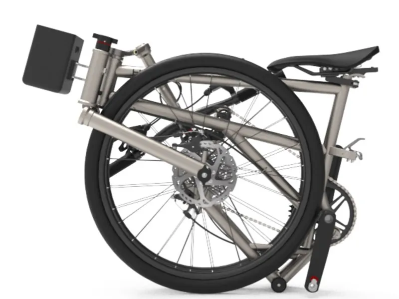 Helix folding bike to Brompton front carrier block