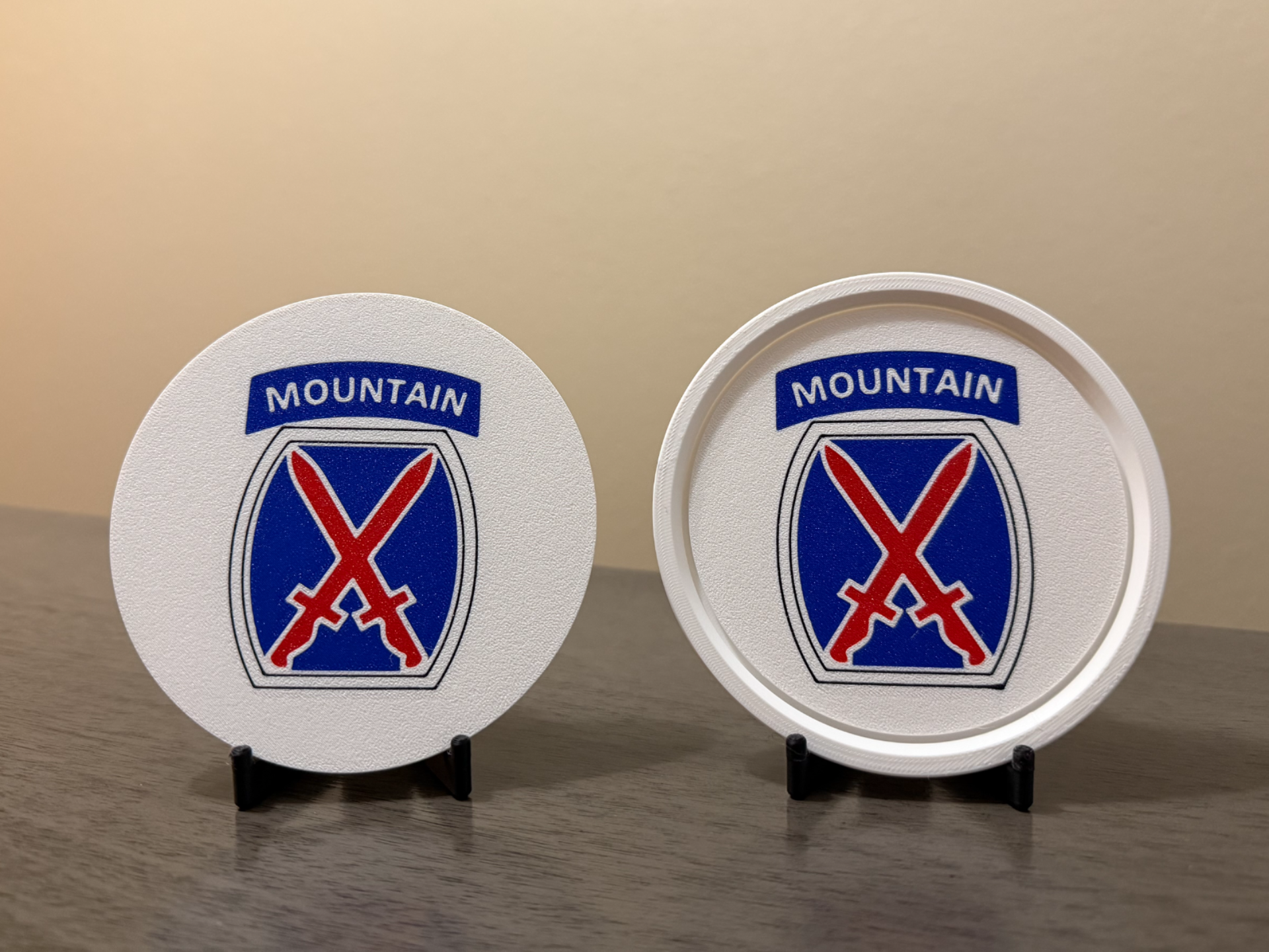 10th Mountain Division Coaster Set