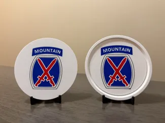 10th Mountain Division Coaster Set