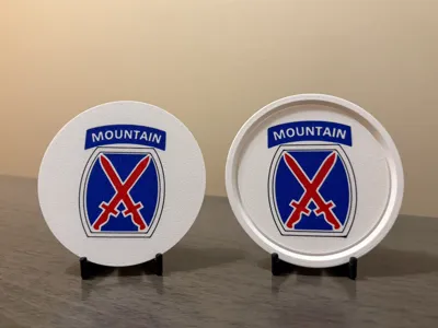 10th Mountain Division Coaster Set