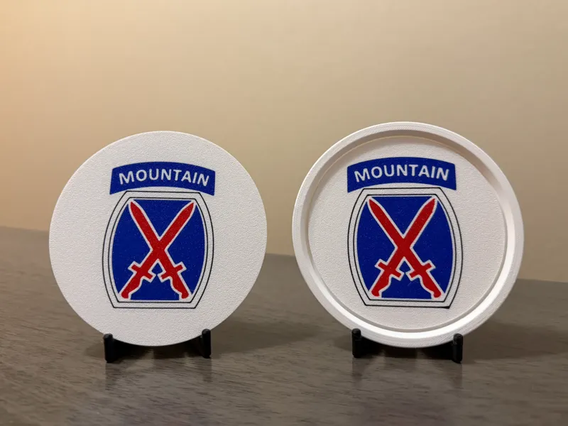 10th Mountain Division Coaster Set