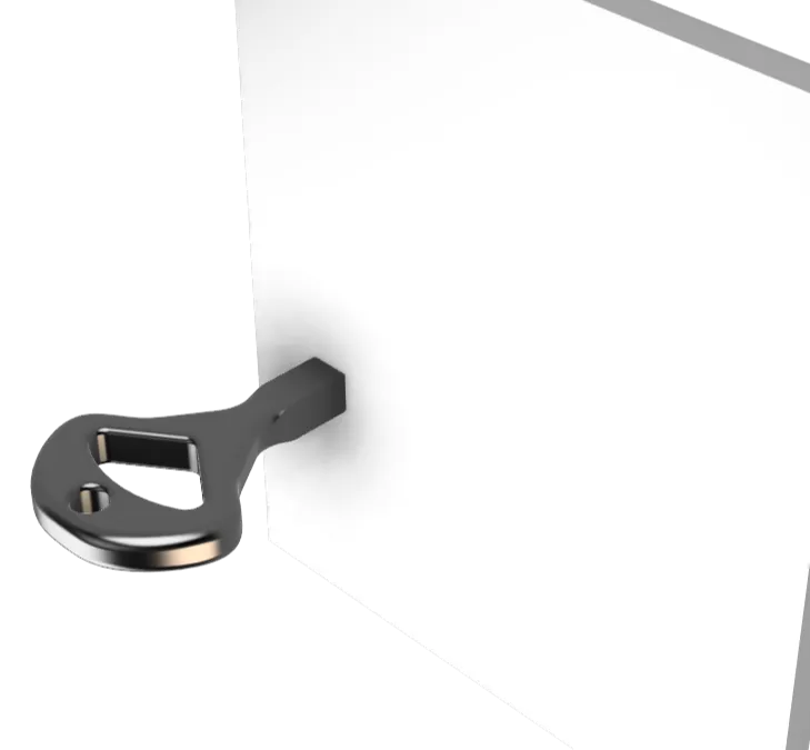 Square service key_6x6mm