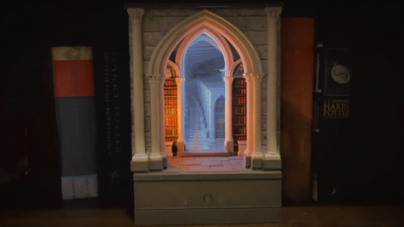 The Infinite Archive  - Gothic Infinity Book Nook