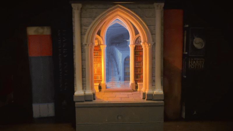 The Infinite Archive - Gothic Infinity Book Nook
