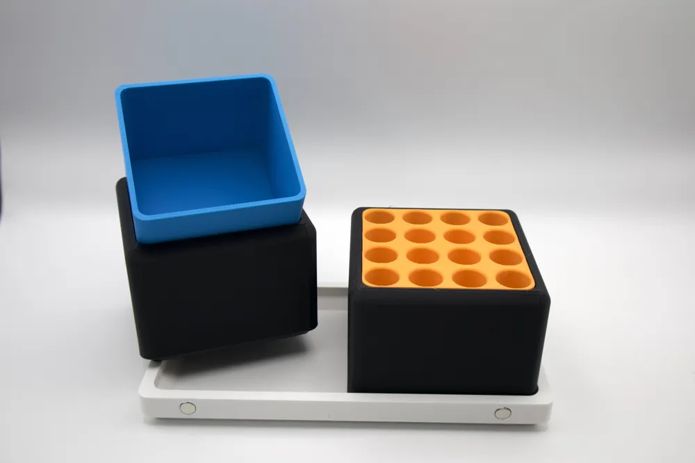 SnapStack Modular Desk Organizer - Starter Pack - Free 3D Print Model ...